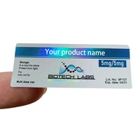 VS-044 Vente en gros d'étiquettes et de boîtes personnalisées pour flacons de 10 ml et 3 ml, étiquette autocollante imprimée de 3 ml