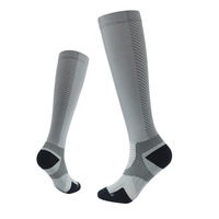 Chaussettes de compression élastiques pour le sport, la course à pied, le cyclisme et l'entraînement en plein air, pour hommes et femmes