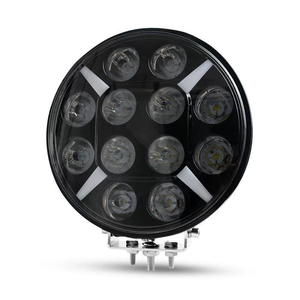 Lumières rondes de travail et d'inspection de 9 \ "120W pour véhicules nouvelle pelle de camion modifiée tout-terrain tension 12v - Product Image 5