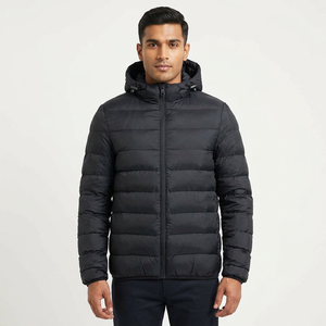 Custom Men's Winter Jacket Wholesale Men's <b>Down</b> Outdoor Jacket Warm Hooded Casual Coat Quality Puffer Jackets for Man - Product Image 1
