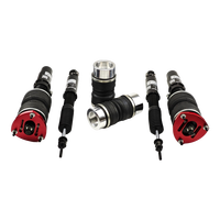 Kit de suspension pneumatique pour Volkswagen BORA MK4 (1999-2005) avec amortisseurs pneumatiques et ressorts à soufflets pour conversion à suspension pneumatique