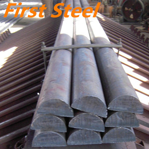 قائمة أسعار قضبان الفولاذ نصف الدائرية ASTM A36 <span class=keywords><strong>St37</strong></span> بقطر 50 مم و60 مم، نوع SS400 S235 - Product Image 3