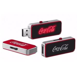 Memoria USB Luminosa Deslizante de Aleación de Aluminio con Luz LED para Regalo Publicitario Empresarial 2026, Reunión Anual de la Empresa - Product Image 4