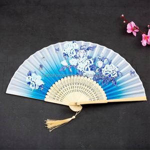 Vintage Style Chinese Japanese Pattern Art Craft Silk Folding <b>Hand</b> <b>Fan</b> for Home Decoration for Dance Ornaments Bamboo Crafts - Product Image 3