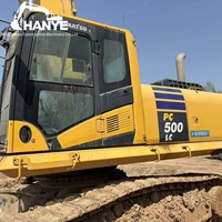 Excavatrice Komatsu PC500 d'occasion, d'origine japonaise, 50 tonnes, grande pelle sur chenilles pour projets miniers, carrières et construction - Vente chaude