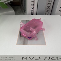 Jouet Squishy Axolotl en Maltose, Anti-stress Sensoriel, Animal Mignon, Fidget à Remontée Lente, Cadeau Amusant et Nouveauté pour la Décompression