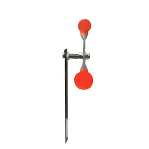 Bersaglio da tiro in acciaio reattivo per spinning, con reset automatico, per allenamento all'aperto, accessori da caccia, con supporto da terra - Product Image 1