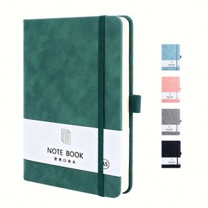 High Quality Office <b>Diary</b> <b>Notebook</b> With Elastic Band Custom Logo PU Leather Hard Cover A5 Note Book for Business Gift Wholesale - Product Image 1