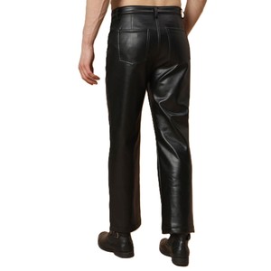 Latest Design <b>Men</b> <b>Leather</b> <b>Pants</b> Best Full Length <b>Men</b> Casual Wear <b>Leather</b> <b>Pants</b> Durable Material Made <b>Leather</b> <b>Pants</b> Made - Product Image 3