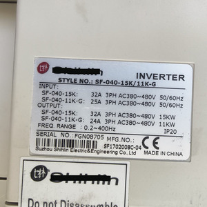 SF-040-15K/11K-G ชิฮลิน 11/15KW SF040-15K/11K-G SF-040-15K/11K-G ชิฮลิน 11/15KW SF040-15K/11K-G - Product Image 4