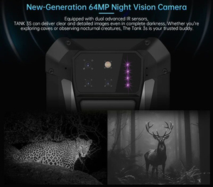 Unihertz 8849 Tank 3S Rugged Smartphone 5G <b>Android</b> 14 Night Vision Camera <b>Projector</b> Phone 16+512GB 15600mAh IR Blaster Mobile - Product Image 3