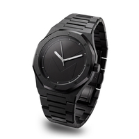 Montre à quartz pour homme, élégante et tendance, en acier inoxydable 316L, verre saphir, étanche 5ATM, aiguilles lumineuses, mouvement japonais Miyota 2035