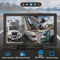 Cámara de Coche Portátil Premium de 5 Lentes y 10.1 Pulgadas con Pantalla IPS y Visión Nocturna para Vehículos Comerciales