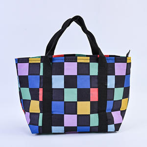 <span class=keywords><strong>Bolsa</strong></span> de lona extra <span class=keywords><strong>grande</strong></span> reutilizable grandes compras de comestibles bolsas de <span class=keywords><strong>playa</strong></span> bolsas de regalo - Product Image 4