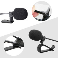 Récepteur Radio Stéréo MINI Professionnel Microphone Audio de Voiture Mono Mini Filaire Externe pour Auto