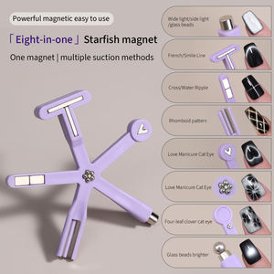 Imán para Uñas 8 en 1 con Efecto Ojo de Gato y Estrella de Mar, Herramienta Multifuncional de Manicura con Gel Magnético Fuerte - Product Image 5