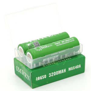 Cellules de batterie authentiques ImR18650 3200mAh 40A 18650 Li-ion rechargeable 3.7V Batterie lithium 18650 - Product Image 1