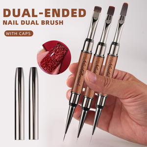 3d Design French Liner Uv Gel Cleaning air <strong>Brush</strong> for Nails on Nail Glue Liner <strong>Dust</strong> Acrylic Art Nail <strong>Brush</strong> Sets Nagelburste - Product Image 1