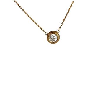 Semplice Mini collana Stacker in argento Sterling 925 a bolle rotonde CZ - Product Image 5