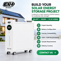 Batterie de stockage d'énergie domestique LiFePO4 32 kWh 51,2 V 628 Ah ≥10KCycle OEM/ODM Solaire ESS avec service de marque privée pour usage résidentiel