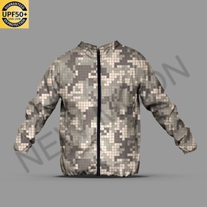 Customized Men's Lightweight Jacket Sun Protection <b>Camouflage</b> Fishing Rainproof Jacket Outdoor <b>Camouflage</b> Hunting Jacket - Product Image 3