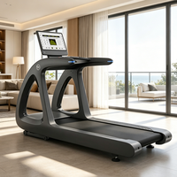 Venta al por mayor de fábrica: Caminadora comercial de alta resistencia con programación, sensor de pulso y motor AC para fitness y running.