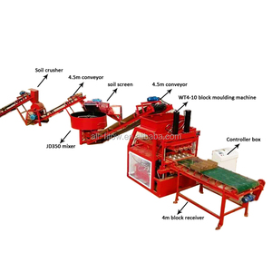 Machine à blocs de <span class=keywords><strong>terre</strong></span> compressée hydraulique automatique QMR4-10 en promotion au Népal - Product Image 1