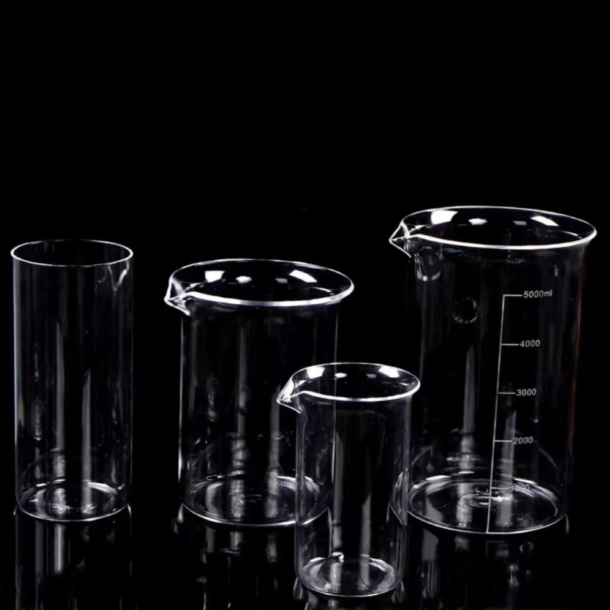 Produto de qualidade premium para produtos vidreiros de laboratório, copo de vidro de quartzo