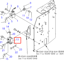 569-43-83140 VÁLVULA DE CARGA DEL ACUMULADOR PARA HD325, <span class=keywords><strong>HD405</strong></span>, HD465, HD605 - Product Image 2