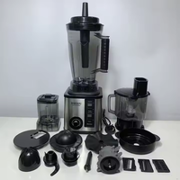 8-in-1 BARDEFU 9500W Multifunctionele RVS Blender, Heavy Duty Vleesmolen, Blender en Sapcentrifuge