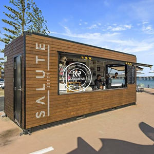 Mini boutique éphémère 2025, conteneur d'expédition de 10 pieds ou 20 pieds, boulangerie, café, restaurant, maison modulaire avec cuisine - Product Image 3