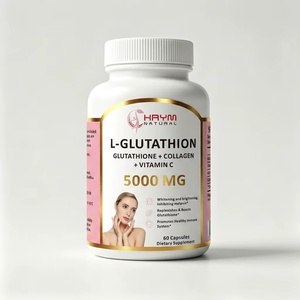 Capsule di L-Glutatione 5000 MG a Marchio Privato, Integratore di Bellezza con Collagene e <span class=keywords><strong>Vitamina</strong></span> <span class=keywords><strong>C</strong></span> per Schiarire la Pelle e Antiossidante - Product Image 1