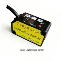 Sensor de Distancia Láser CMOS Fotoeléctrico con Salida Analógica Digital, Sensor de Desplazamiento Láser Lineal de Bajo Costo