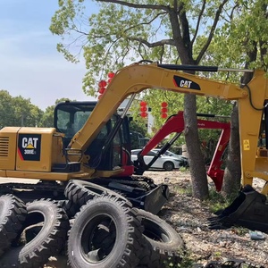 Mini-excavatrice hydraulique sur chenilles CAT308E d'occasion, 8 tonnes, OEM, 90% neuve, à prix réduit et en excellent état, pour usage agricole et domestique - Product Image 1