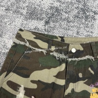 Shorts pour hommes personnalisés PT734, shorts amples, imprimé numérique intégral, toile camouflage, jorts cargo, shorts en denim pour hommes