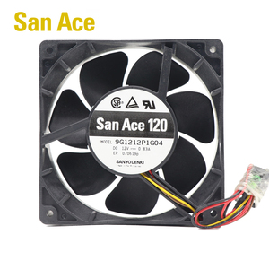 Ventilador Axial de Refrigeración SANYO DENKI San Ace 9G1212P1G04 120*120*38mm 12V DC 11.76W 0.83A 137CFM 3600rpm para Servidores y Equipos de Telecomunicaciones - Product Image 1