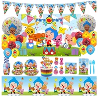 Décorations de fête sur le thème du clown de cirque, vaisselle, assiettes, gobelets, serviettes, nappes, fournitures pour fête d'anniversaire de garçons, fête prénatale