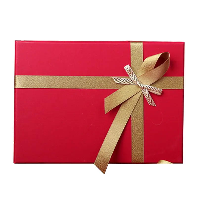 Оптовая продажа Красные бумажные коробки с логотипом коробка цветка Низкая коробка подарка ювелирных изделий cajas де коробка