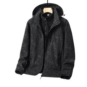 Chaqueta más ropa de Montañismo al aire libre acolchada de terciopelo para hombres y mujeres a prueba de viento e impermeable tres en uno desmontable caliente - Product Image 5