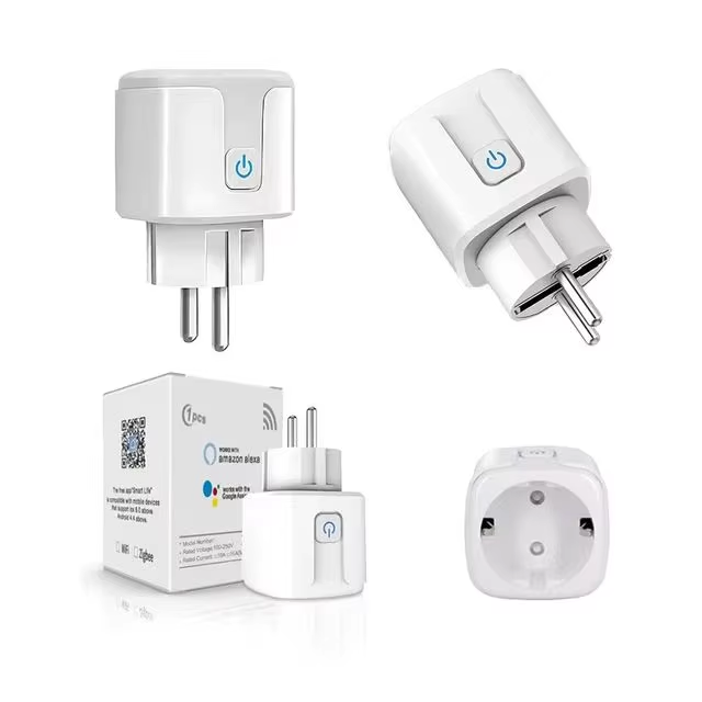 Smart WiFi Socket EU Socket Smart Plug for Home 16A/20A Socket with Power Meter Function