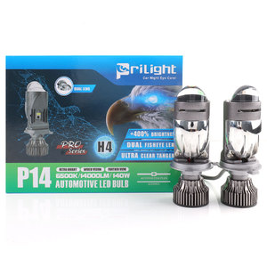 Bombilla LED OEM Prilight, Luz Alta y Baja, Lente de Proyector LED <span class=keywords><strong>Mini</strong></span> H4, 140W, 14000LM, Faro LED, Lente de Proyector Biled - Product Image 3