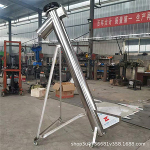 Convoyeur spiralé en acier inoxydable 304, incliné, à vitesse réglable, durable, pour usine de fabrication - Product Image 4