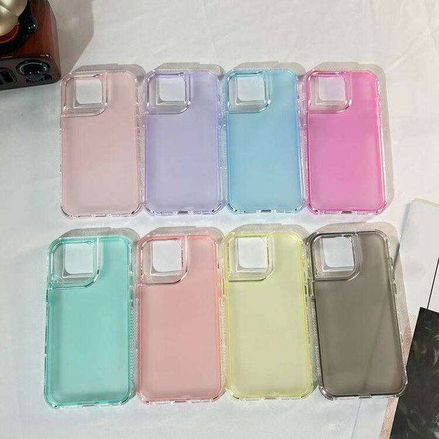 TPU PC Hybrid Material Anti Drop Anti Scratch Anti Slip Daily Use Women Fave Protective Phone Case for iPhone 18 17 16 ProMax