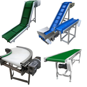 Hoge Kwaliteit Roestvrij Staal & Pu Materiaal Anti-Statische Food Grade Nieuwe Verstelbare Verticale Landbouw Logistieke Service Band Transportband - Product Image 1