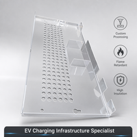 Bouclier en polycarbonate CNC sur mesure, durable, résistant à la chaleur, déflecteur de protection en polycarbonate, plaque de protection transparente en PC pour le refroidissement