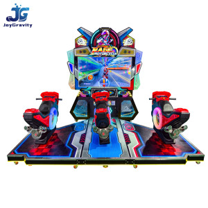 Simulador de Carreras de Motos Dinámico que Funciona con Monedas, Máquina de Juegos de Arcade para 3 Jugadores, para Centros de Entretenimiento - Product Image 3