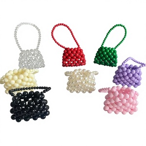 Borsette Piccole da Donna Carine, Portamonete Kawaii, Borsa a Tracolla, Mini Borsetta con Perle, Fodera in Poliestere, Motivo Caramella - Product Image 3