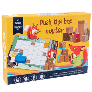 Jeu de puzzle éducatif en bois CE CPC, best-seller, Le petit renard pousse la boîte, jeu de société, jouets Juguetes Para Los Ninos pour enfants - Product Image 4