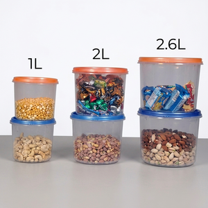 Juego de Recipientes para Almacenamiento de Alimentos NDURO NE5503 PP, Recipientes Herméticos de Plástico para Almuerzo, Aptos para Lavavajillas, Microondas y Congelador - Product Image 1