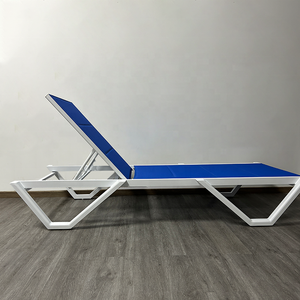 Moderno Patio Jardín Chaise Lounge Silla Muebles <span class=keywords><strong>Playa</strong></span> al aire libre Aluminio Tumbonas para exterior - Product Image 4